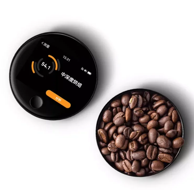 Smart coffee bean grain color analyzer for grains moisture meter for home or commercial use