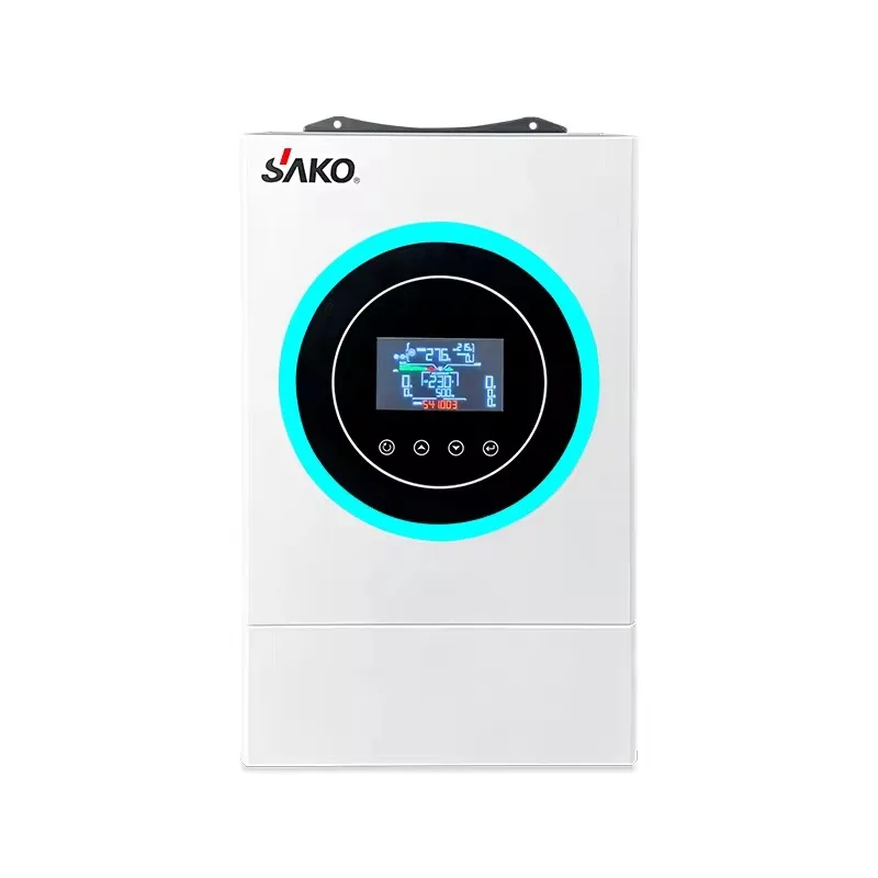 Imagem -02 - Inversor Solar Híbrido Sako Off-grid e On-grid Mppt 120a Carregador ac Entrada pv 60450vdc Trabalho sem Bateria 4.2kw 24v