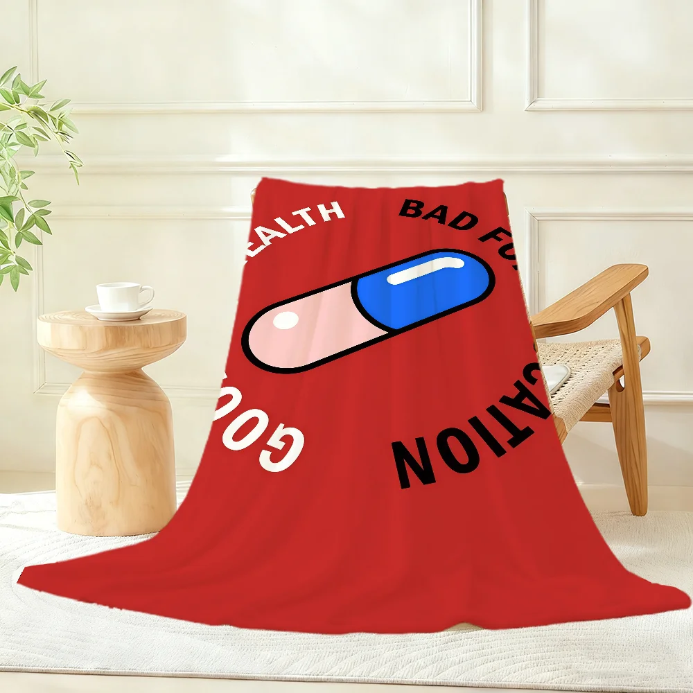 A-Akira-A Cute Anime Blanket Throw Super Cosy Plush Living Room Sofa Couch Childish Birthday Gifts