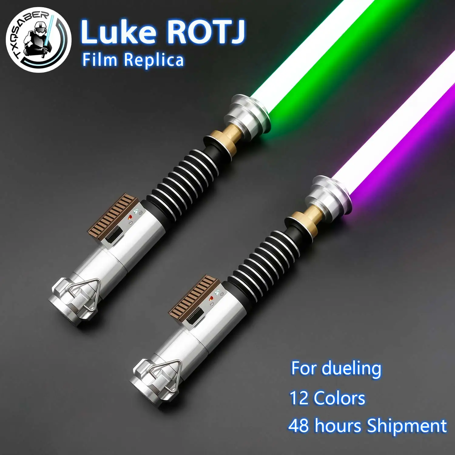 

TXQSABER Luke ROTJ Skywalker 2025 New Noe Pixel Lightsaber Jedi Heavy Dueling Sword Smooth Swing FOC Ghost Effects Cosplay Gift