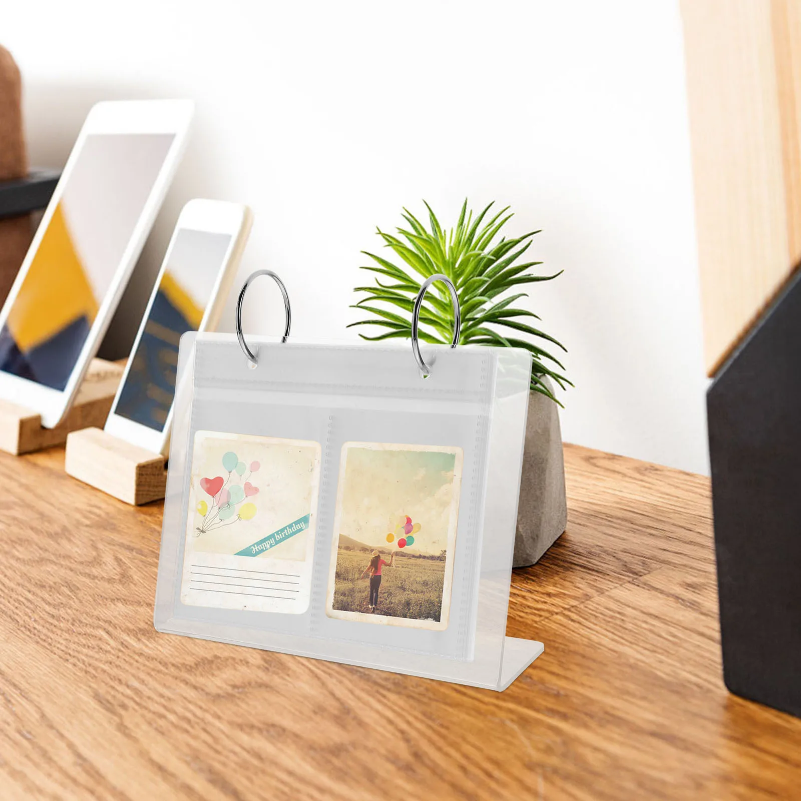 

Landscape Frame Desktop Table Holder Display Holder Small Photo Book Storage Frame Desk Photo Album For Table