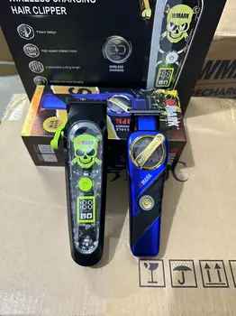 WMARK 콤비네이션 NG-130 + NG-9213, 최초 무선 충전 헤어 클리퍼, 440C 스테인레스 스틸 분말 야금 블레이드