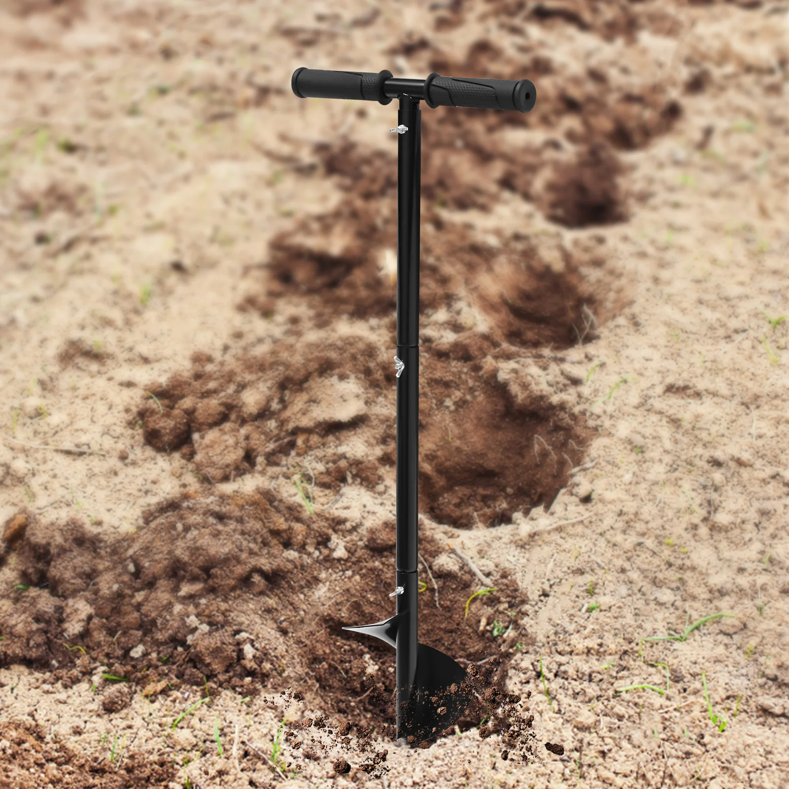 Mão Broca Auger para o Plantio Post Hole Digger Manual Garden Hole Digging Bit Espiral Broca Plantador 6