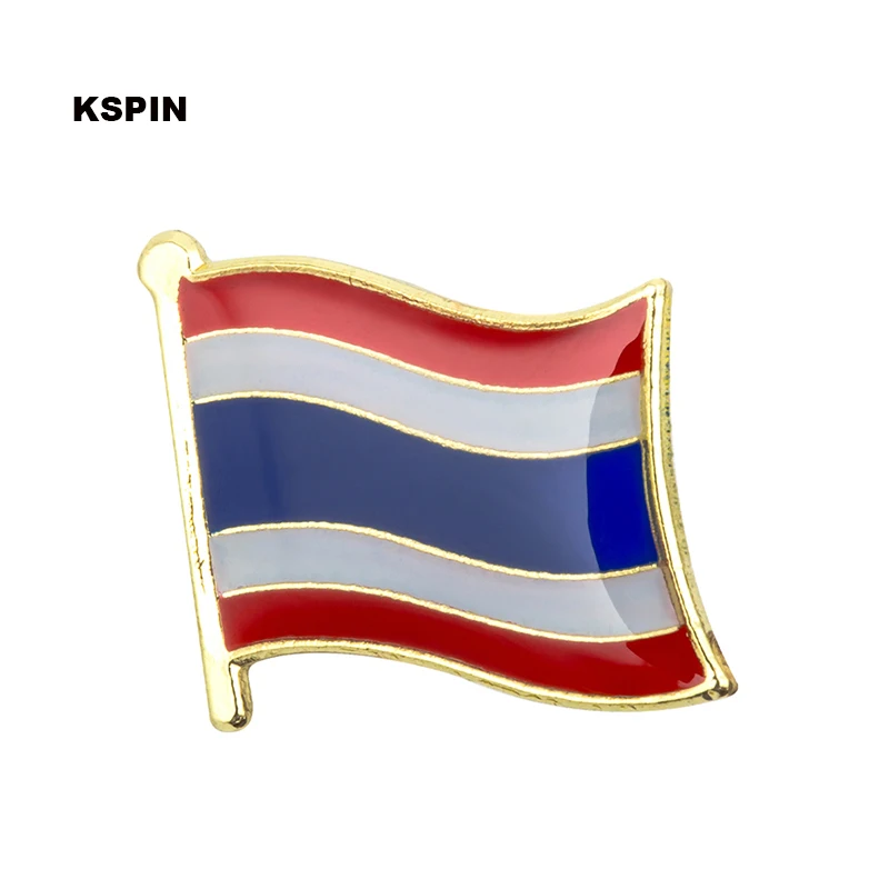 Broszka z flagą Tajlandii Broszka z flagą narodową Przypinki do klapy z flagą narodową
