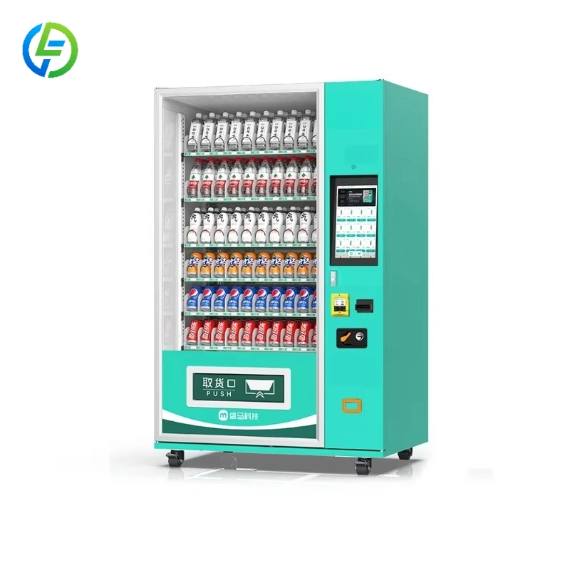 

Customized Morden Touch Screen Vending Machine Convenience Store Beverage Snack Food Vending Machine with Qr Code Payment