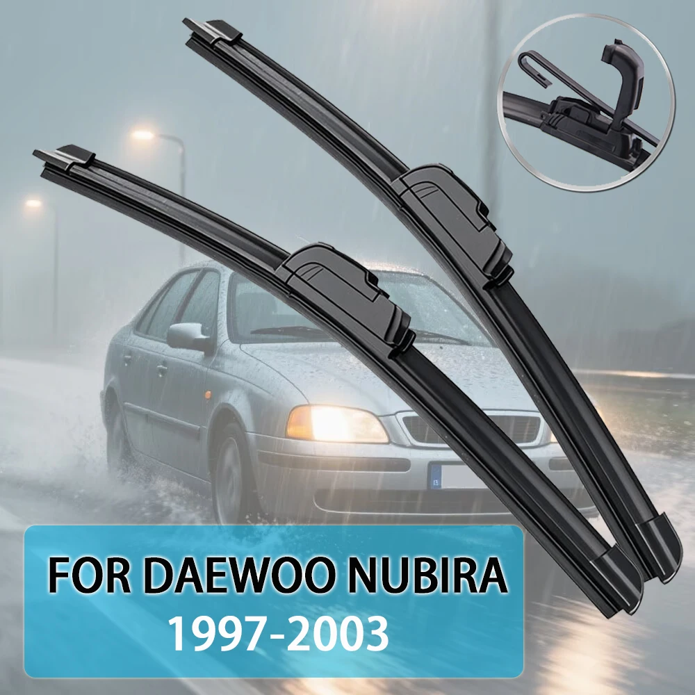 

For Daewoo Nubira J100 J150 1997-2003 22''+20'' Car Wiper Blade Front Wipers Fit U Hook Arm Windscreen Auto Wiper Blades