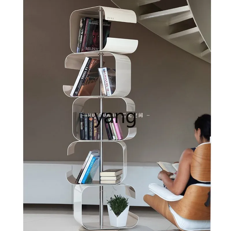 

Lmm Creative C-type Bookshelf Floor Shelf Simple Style Sub-Storage Shelf