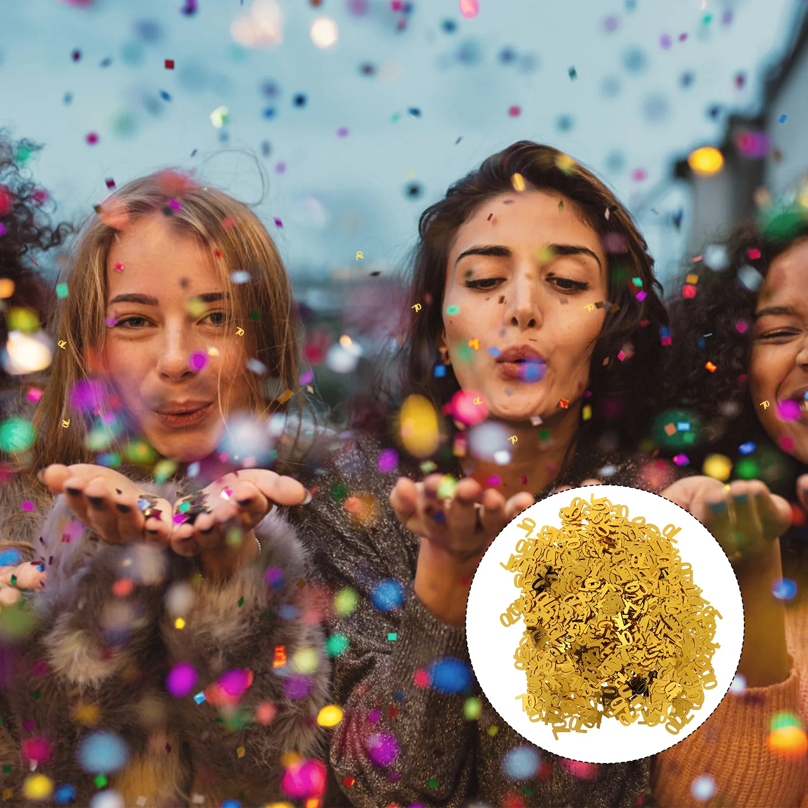 1200 قطعة عدد الترتر النثار المواد الطرف الديكور النثار عيد ميلاد الذكرى الجدول مبعثر