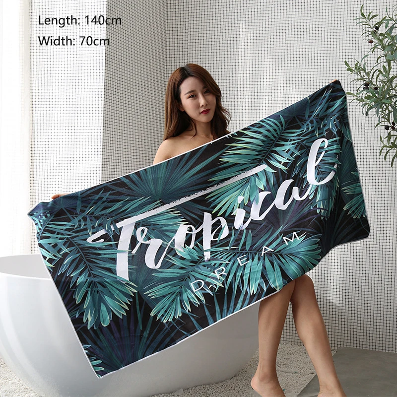 

Superfine Fiber Beach Towel Anti-sand Microfiber Beach Towel Picnic Cloth Background Cloth Quick Drying Hotel Swimming Towel