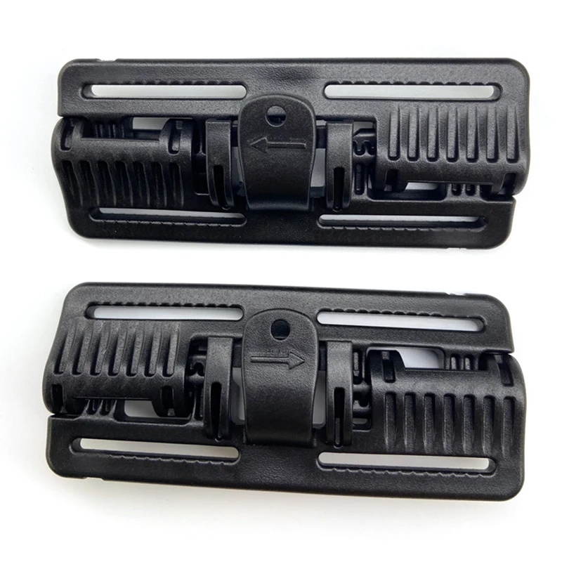 Tactical Quick Release Buckle, MOLLE Faixa Módulo, colete tático, Slider, 2pcs