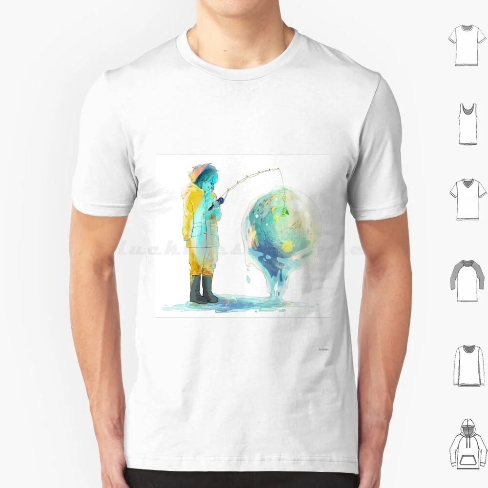 Lapis-Fishing The Old Fashioned Way T Shirt 6xl Cotton Cool Tee Lapislazuli Steven Universe Stevenuniverse Lapis Lapis Lazuli
