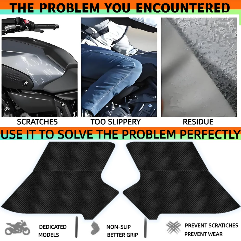 For BMW R1200GS ADVENTURE 2014-2022 Tank pad motorcycle Slip Side Fuel tank pad Protector Stickers Gas Knee Grip Traction Pad