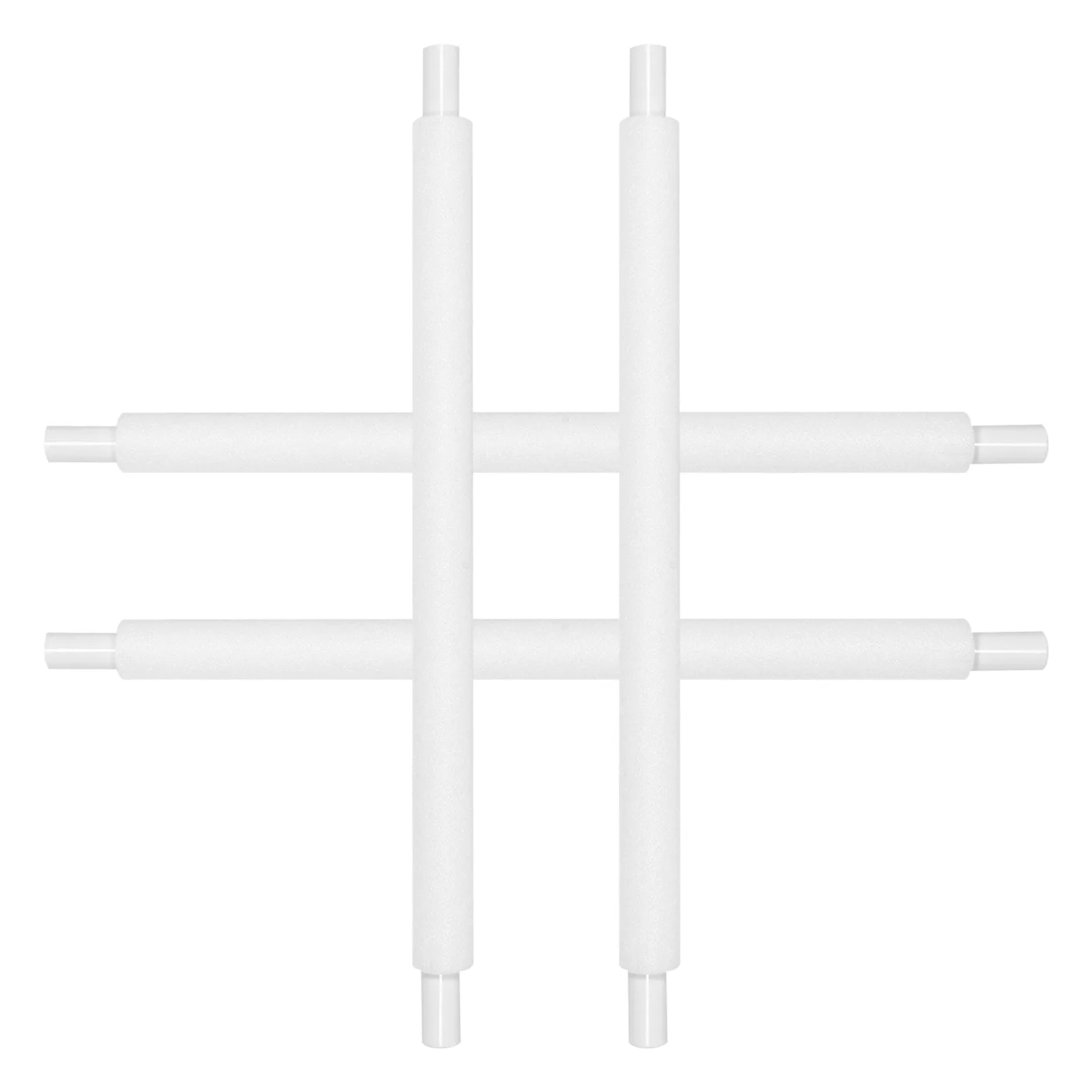 4pcs Infant Playpen Replacement Parts Stainless Steel Tubes 22.79 Inch Metal Support Rods For Baby Safety Fence Playpen Repair