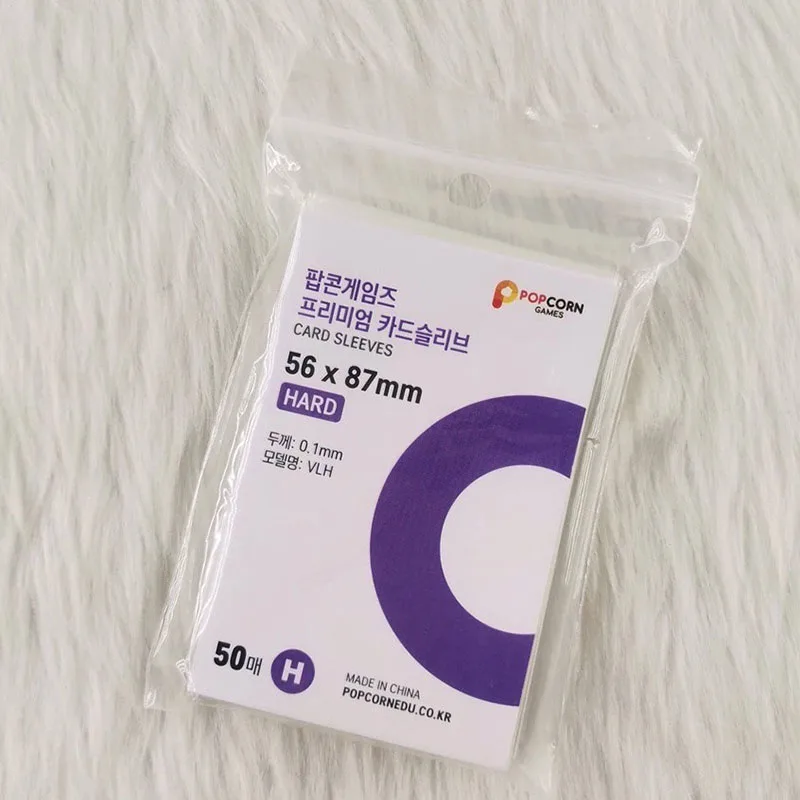100/50pcs Korea Card Sleeves Clear Acid Free CPP HARD 3 Inch Photocard Holographic Protector Film Album Binder image 4