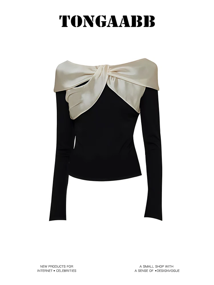 

Женская черная трикотажная футболка Y2k в стиле Харадзюку, винтажная футболка 90-х годов, эстетические футболки большого размера с расклешенными рукавами, эмо-одежда 2000-х годов, 2025 г.