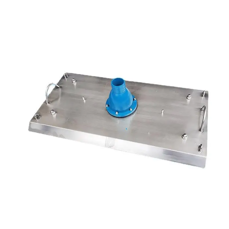 Swimming Pool Stainless Steel Suction Disc with Brush Underwater Cleaning Tool for Pond and Fish Pond Suction Head