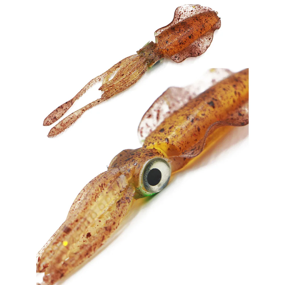 

3 Pcs Octopus Soft Bait Squid Baits Artificial Thin Fin Fishing Lures Small Roll