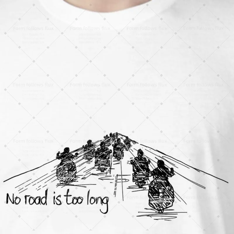 

2026 men T-Shirt Hoodie No Road is too Long Dads Motorbikes Hand Drawn Comic style Unisex S-6XL Plus Size Friendly