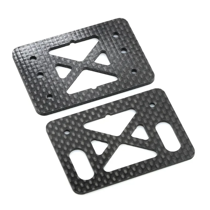 TO-354-N Placa de refuerzo y elevación de alerón trasero de fibra de carbono de una pieza para coche RC Kyosho MP11