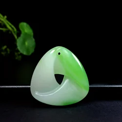 1pc Natural Jade White Jade Pendant, Thanksgiving Christmas Birthday Gift For Men Or Women Or Friends Or Family