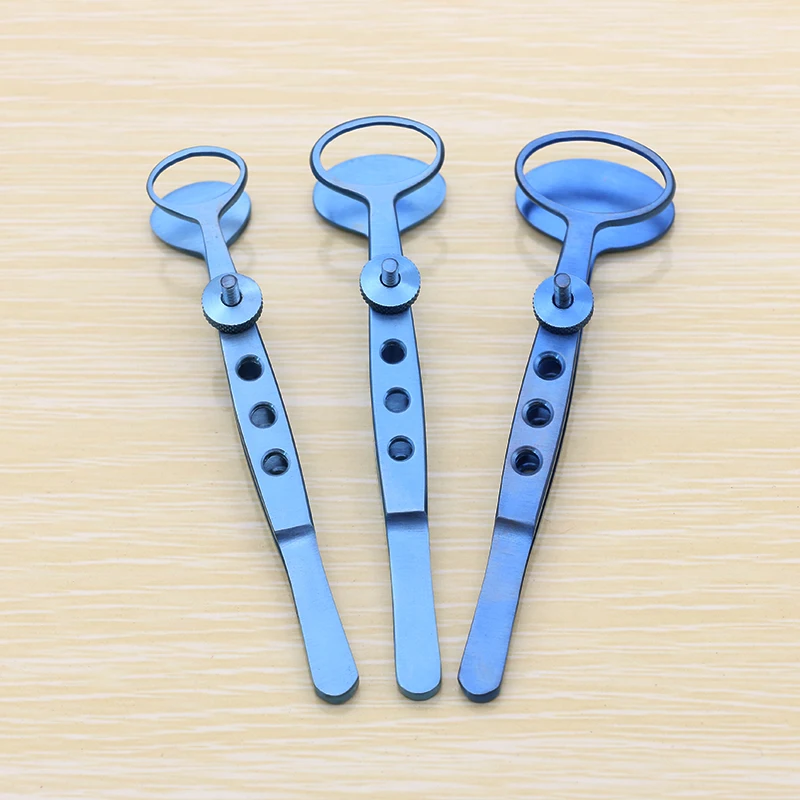 Stainless Steel Ophthalmic Tweezers for Double Eyelids Tarsus Cysts Surgery Tools Beauty Health Medical Clip Folder