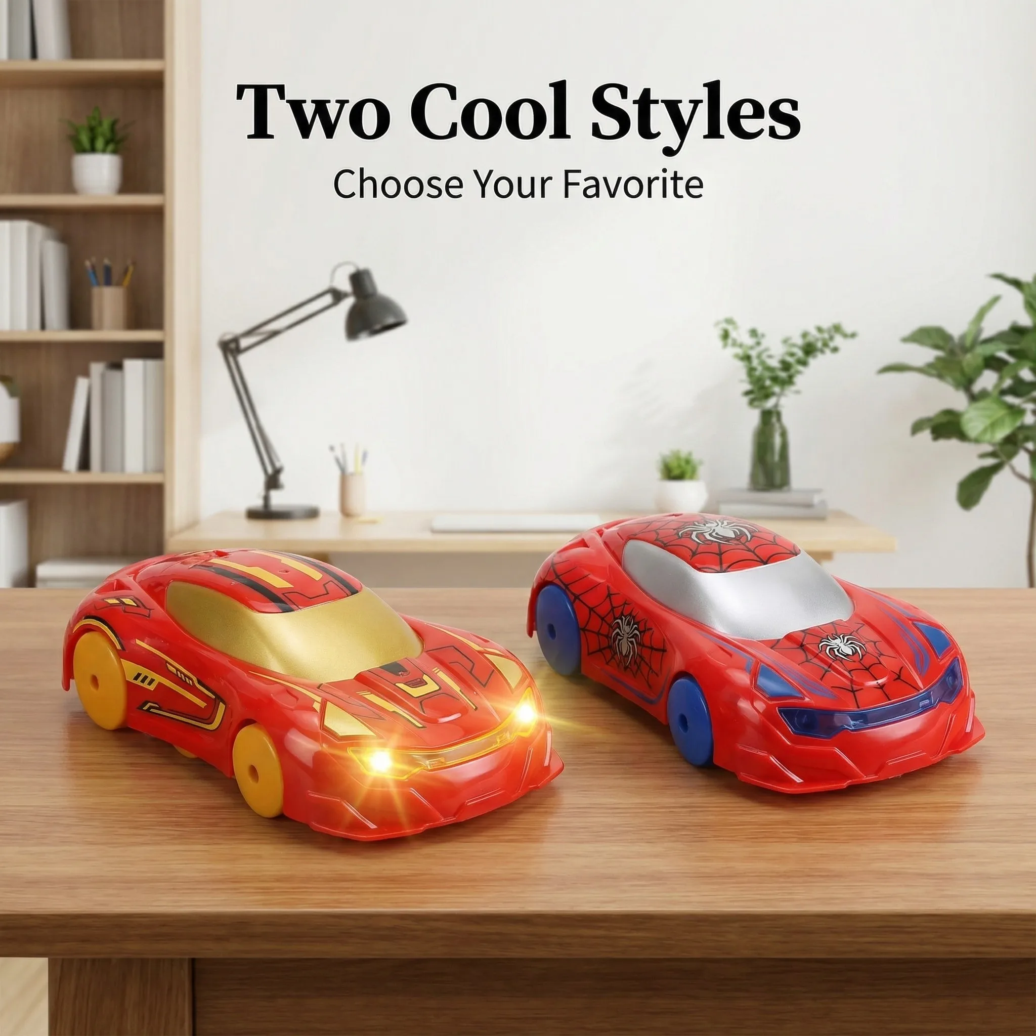 2.4G Anti Gravity Wall Climbing RC Car, 360° Rotating Stunt Car, Electric Remote Control Antigravity Toy for Kids