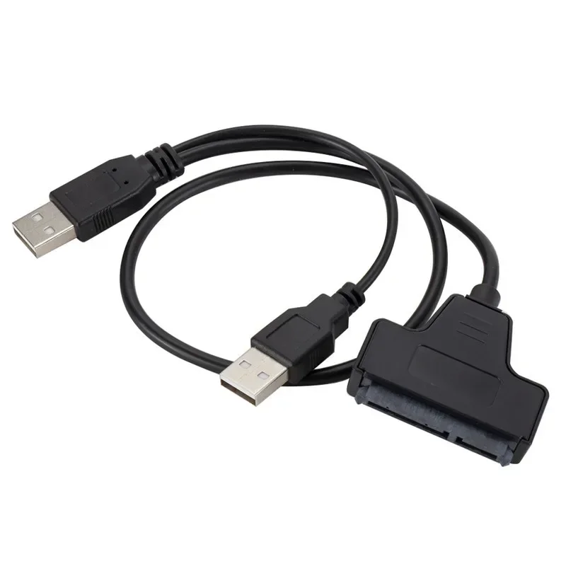 Anpwoo สาย Usb2.0ไปยัง SATA Usb2.0สายขับง่ายสายฮาร์ดไดรฟ์2.5นิ้วสายแกนทองแดงขนาด7 + 15 OEM