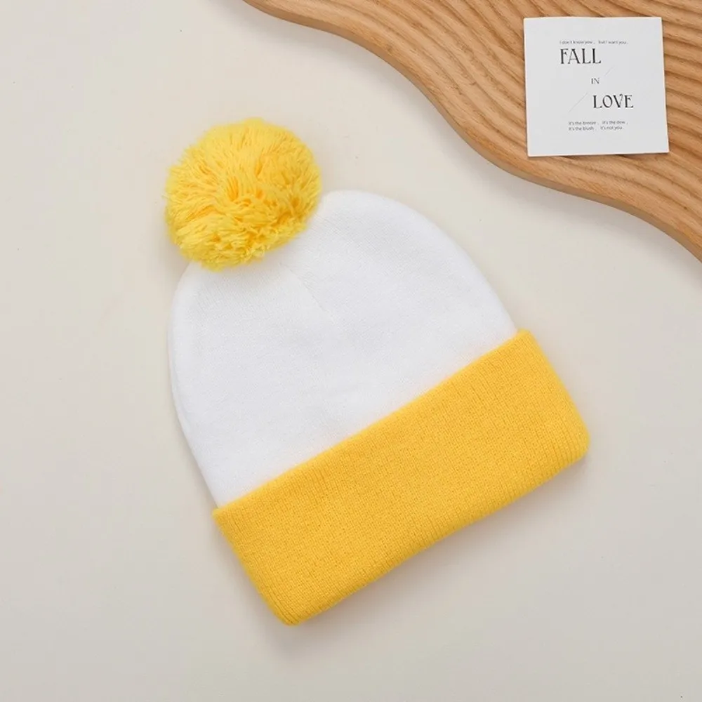 Retro-Strickmütze im koreanischen Stil, elastische Beanie-Mütze, einfarbig, verdickte Pullover-Mütze, Herbst – Detail 6