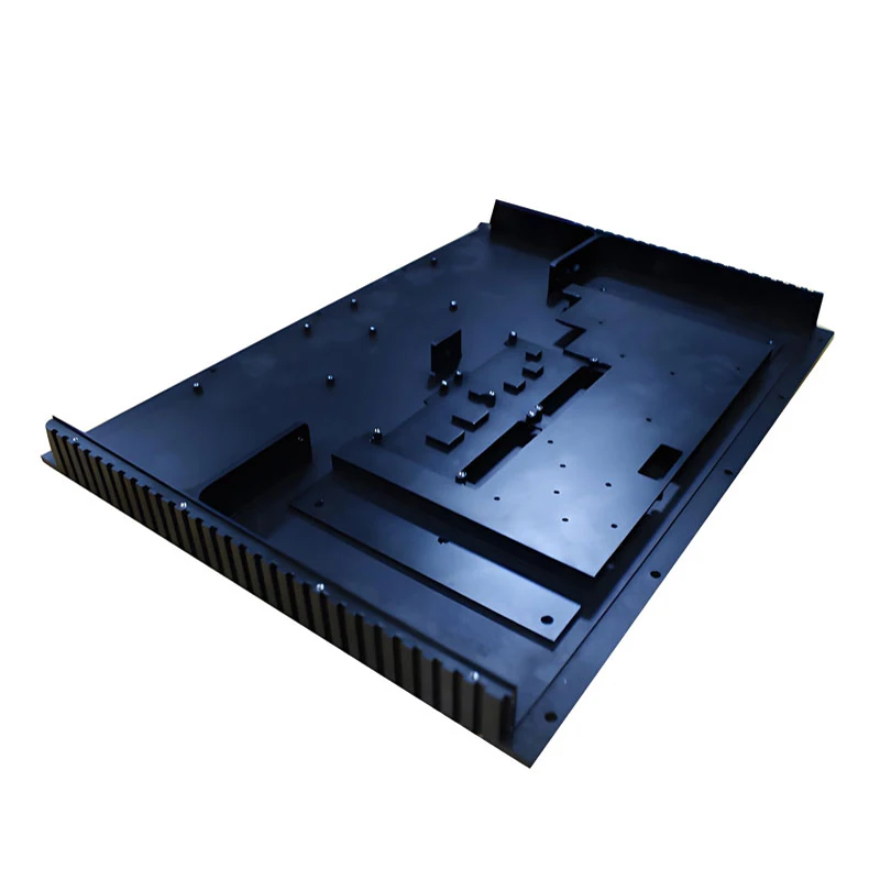 Custom Anodized CNC Aluminum Front Panel for Consumer Electronics Digital Metal Processing