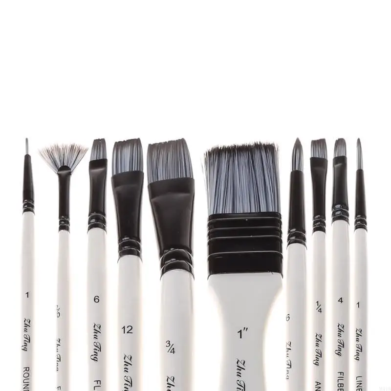 M5tb 10pcs Nylon Haarkunstmalerei