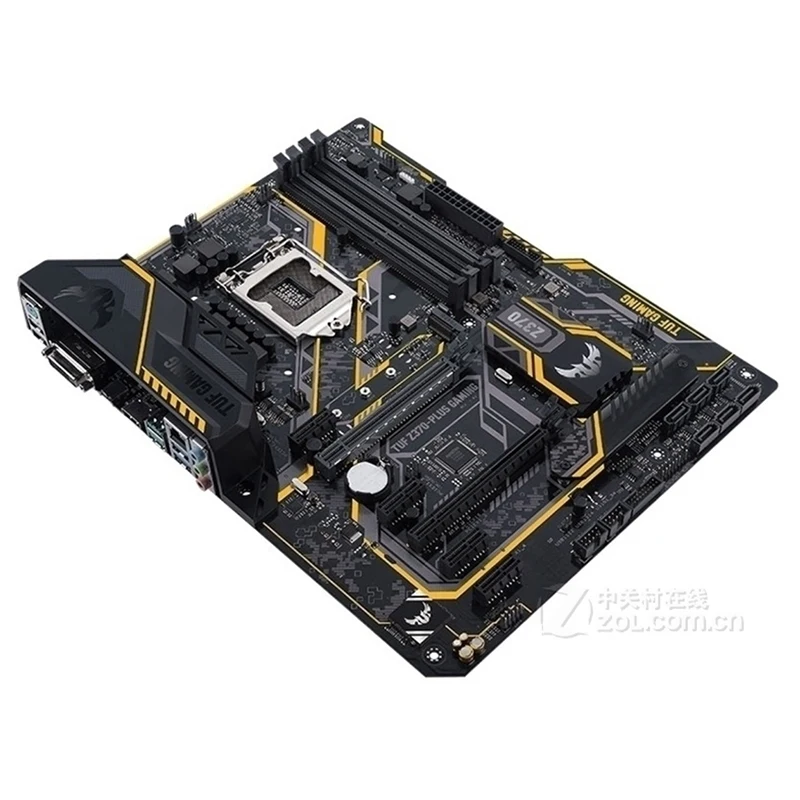 Para intel z370 tuf Z370-PLUS placa-mãe de jogos usado original lga 1151 lga1151 ddr4 64gb usb3.0 sata3 desktop mainboard