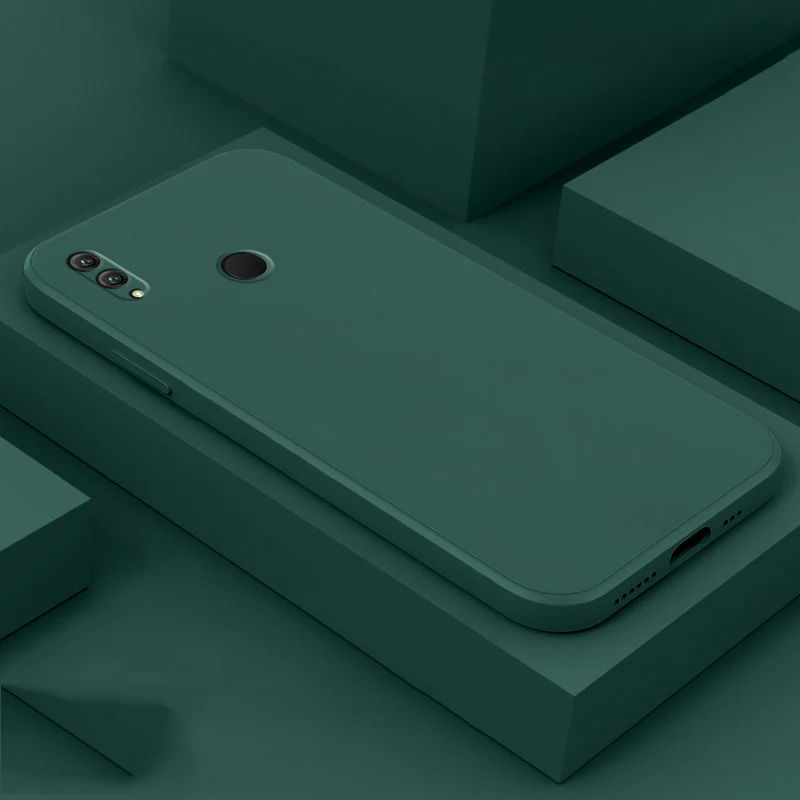 Fashion Square Frame Silicone Phone Case For Huawei Honor Note 10 Coque Matte Soft Back Cover