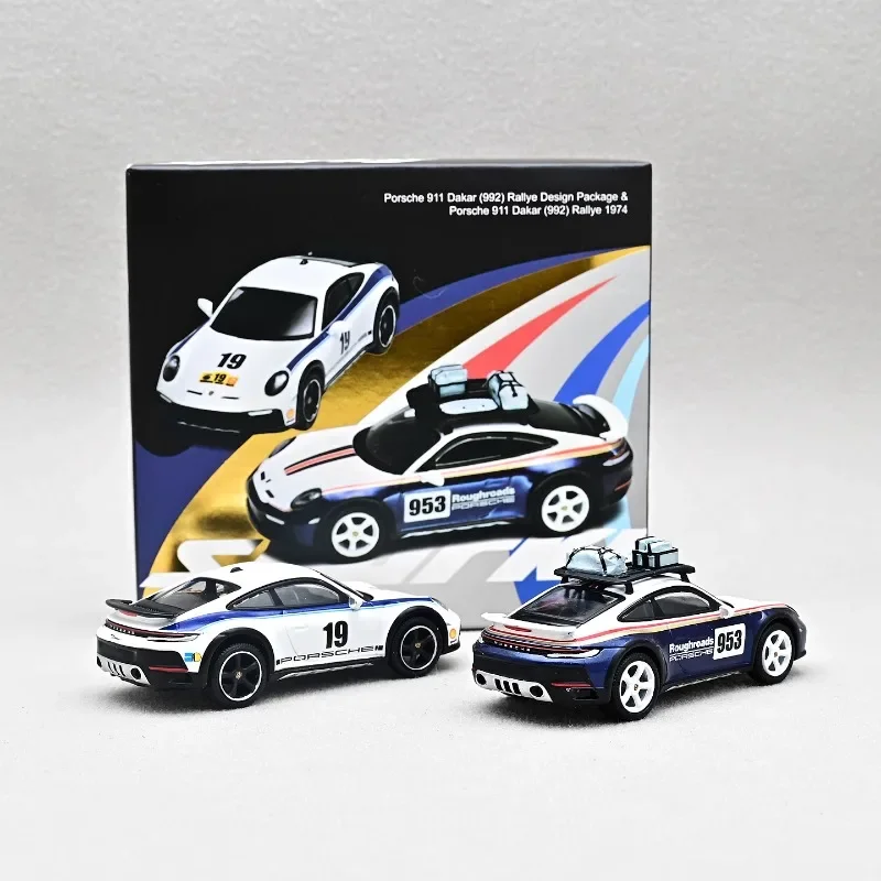 スパーキー&ティニー 1/64 911 ダカール (992) ラリー 1974 合金おもちゃ自動車ダイキャストメタルモデルギフト