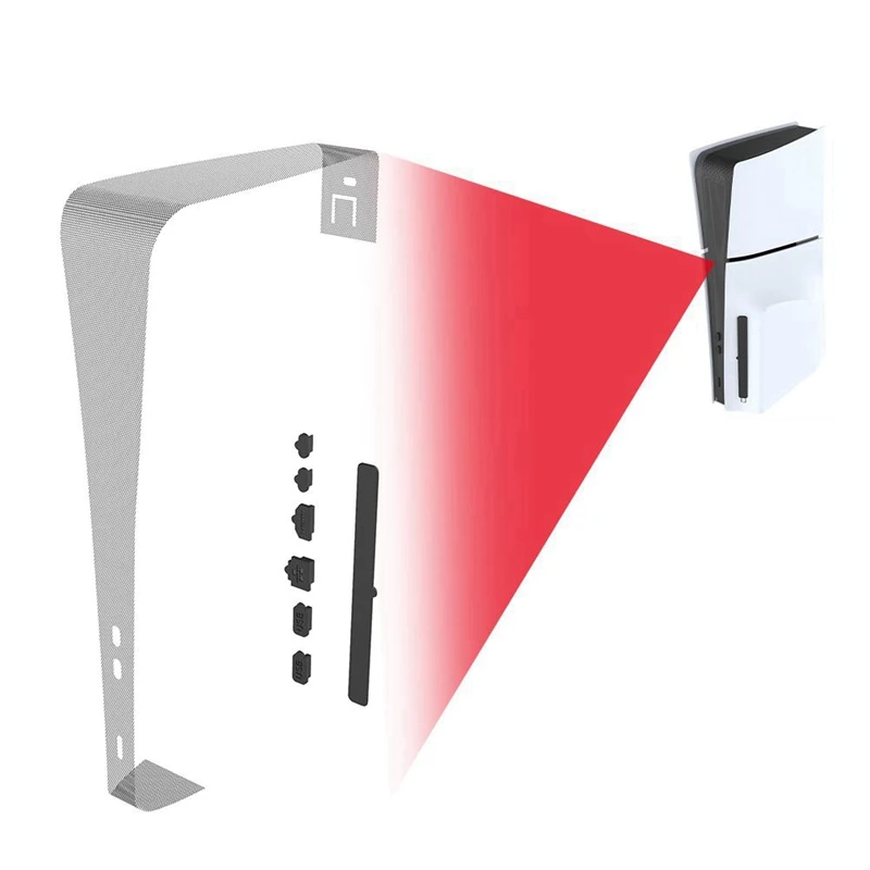 Dust Plug Spare Parts For PS5 Slim Game Console Dust Proof Filter Cover For Sony Playstation 5 Slim Dust Proof Kit