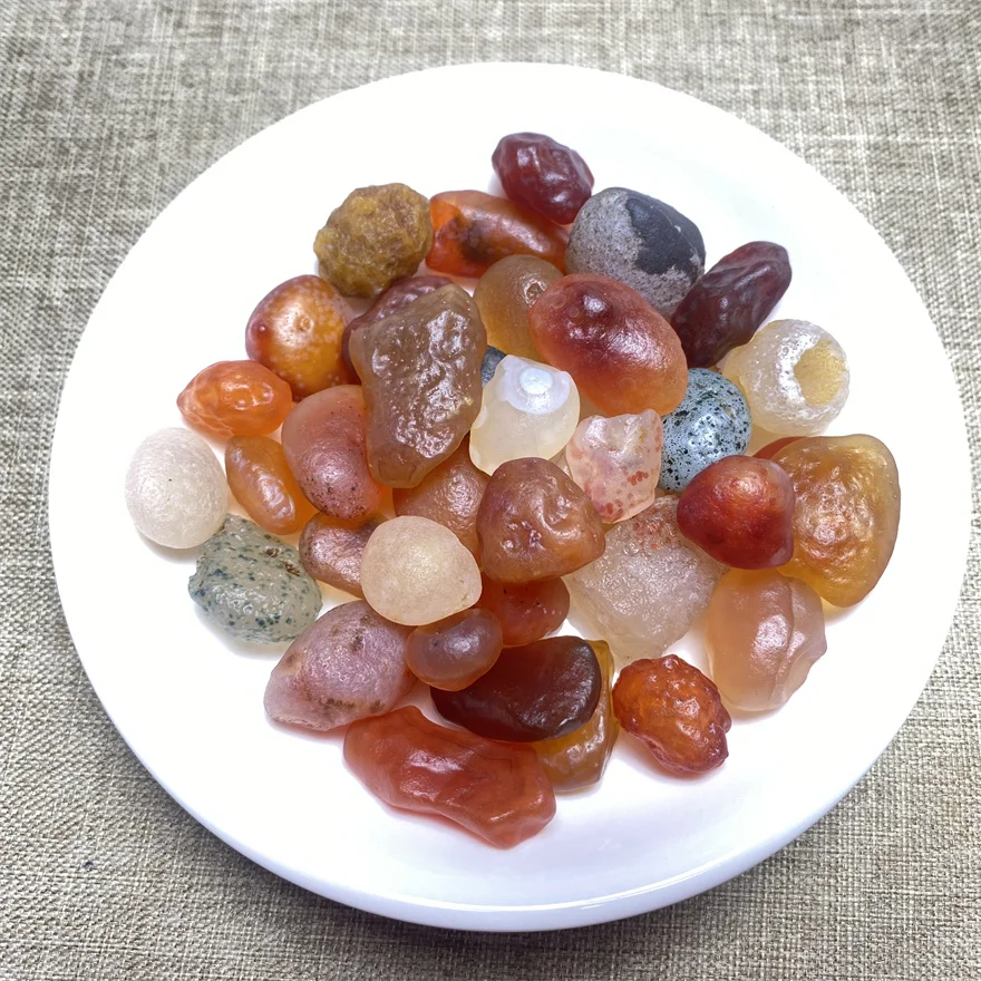 

Natural Mixed Quartz Crystal Stone Gobi agate Rock Gravel Specimen Tank Decor Natural stones and minerals