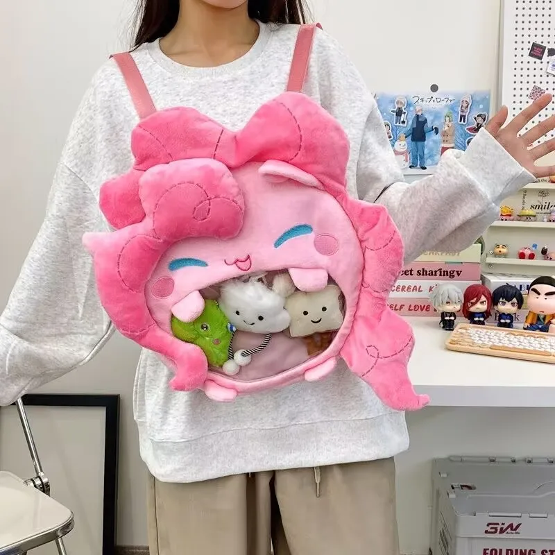 My Little Pony Plush Mouth Bag  Itabag Translucent Display Large Capacity Portable Storage Holiday Gift Commuting Festival Gift view 6