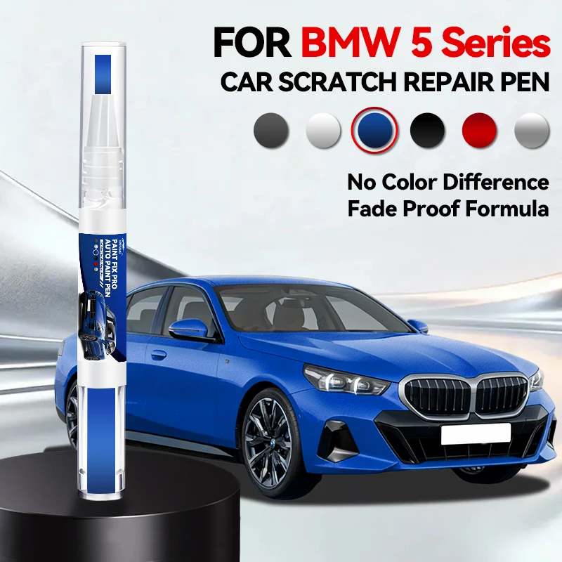 Lápiz Reparador de Pintura para Automóviles BMW Serie 5 (1972-2025), Accesorios para Reparación de Arañazos, Blanco 300, Negro 416, Rojo C57, Azul C1M, C3Z, A89 Rojo