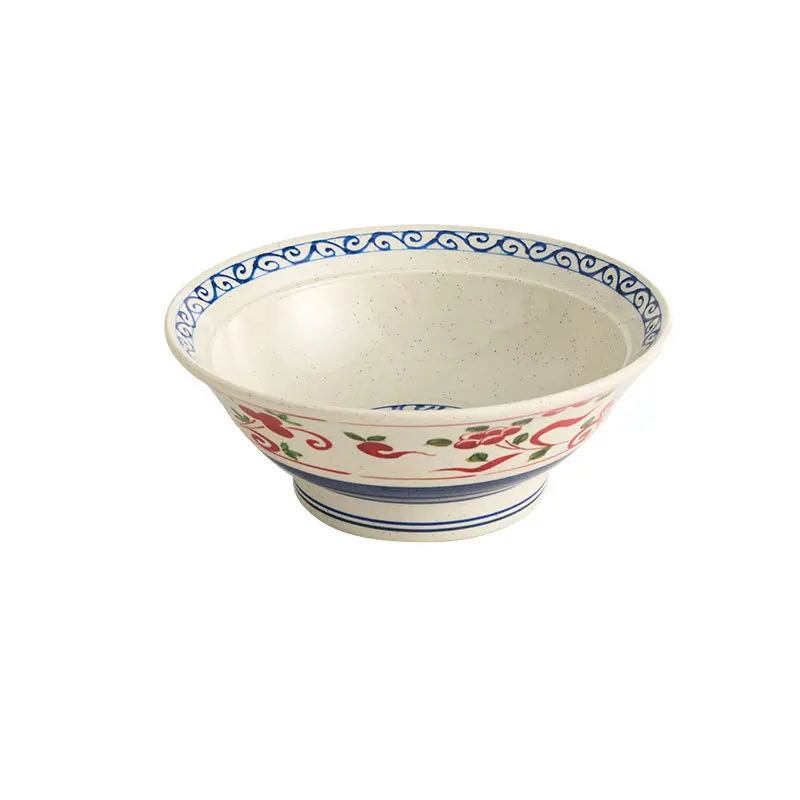 

Yjq tableware noodle house special commercial ramen special wide mouth bowl Malatang plastic bowl