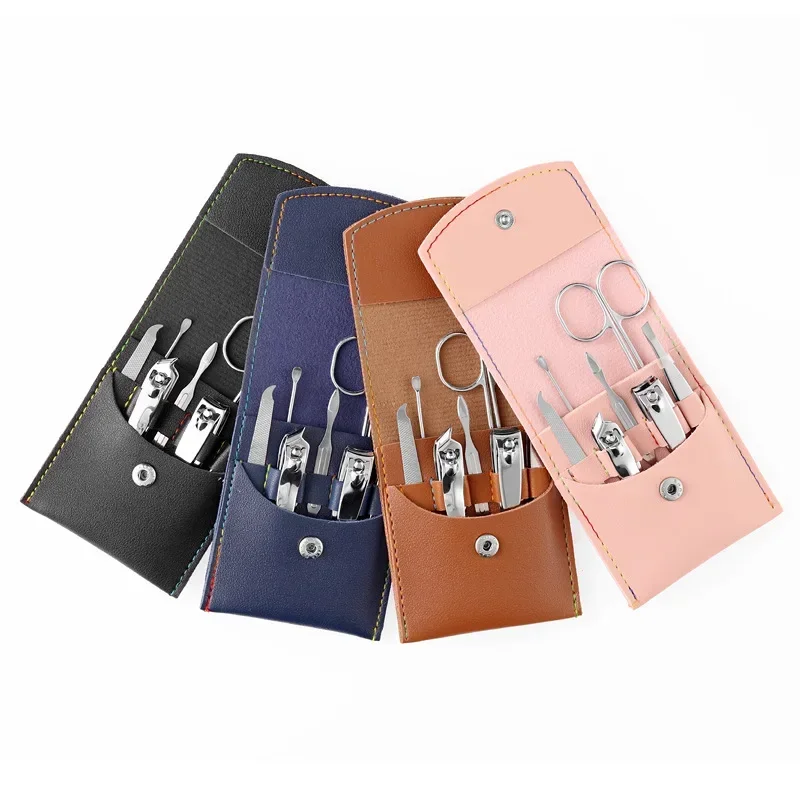 

Travelling High Quality Nail File Nail Scissors Clipper Manicure Pedicure Kit Convenient to Use Manicure Set Sturdy 7Pcs/Set