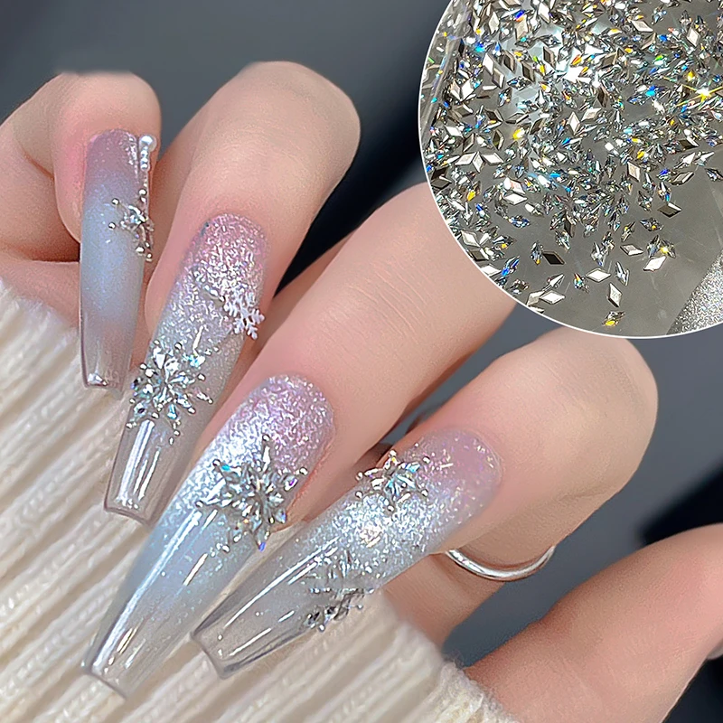 50PCS MINI Marquise เล็บ Art Zircon Rhinestone คริสตัลเพชรอุปกรณ์เสริมสําหรับตกแต่งเล็บอุปกรณ์ตกแต่งเล็บวัสดุ