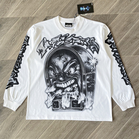 HS11 HS77 PATH TO PARADISE Airbrushed casual long sleeve T-shirt for men and women