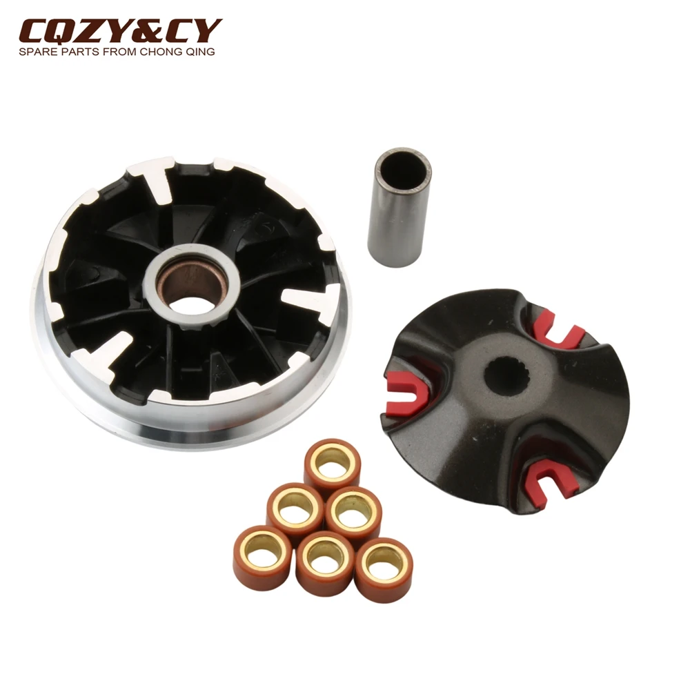 Scooter Yw125 Racing Variator Kit 12g Roller Set For Yamaha Zuma125 Cygnus X Bws Zuma Yw Vino125 ZY125T XC125 FlameX 125cc 4T