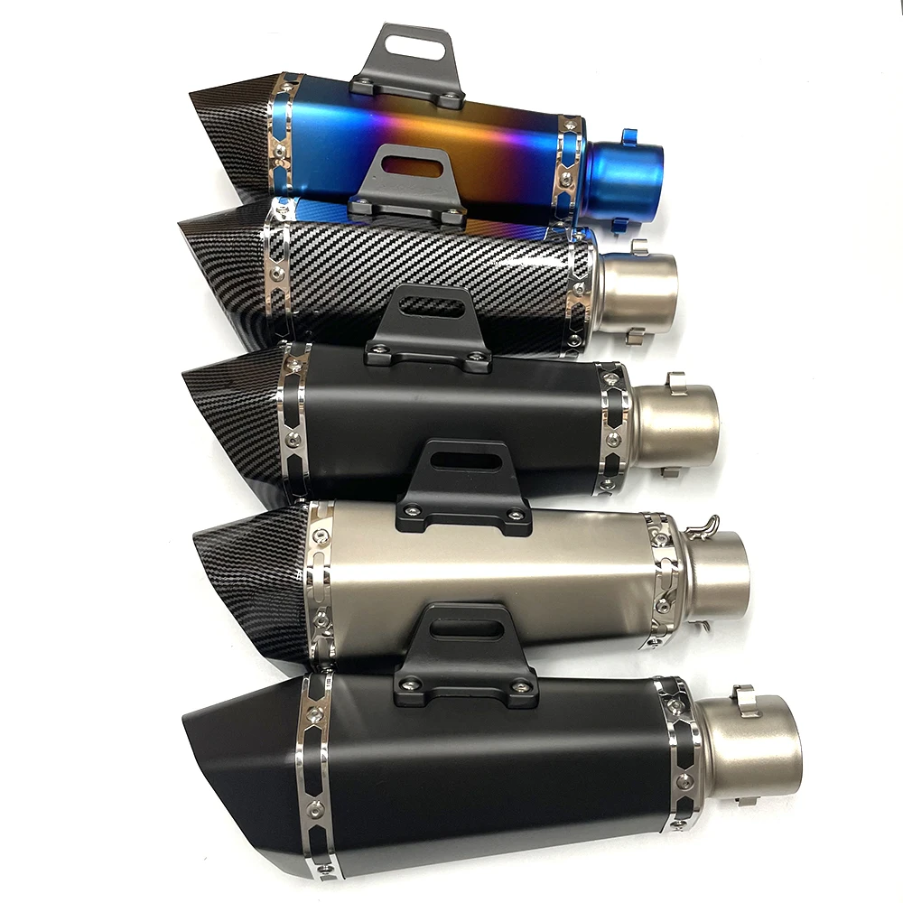 motorcycle exhaust muffler Hight Quality racing line with DB Killer for GIXXER155 SF250 ZX25R RSV4 MT09 NVX AEROX TMAX XMAX125