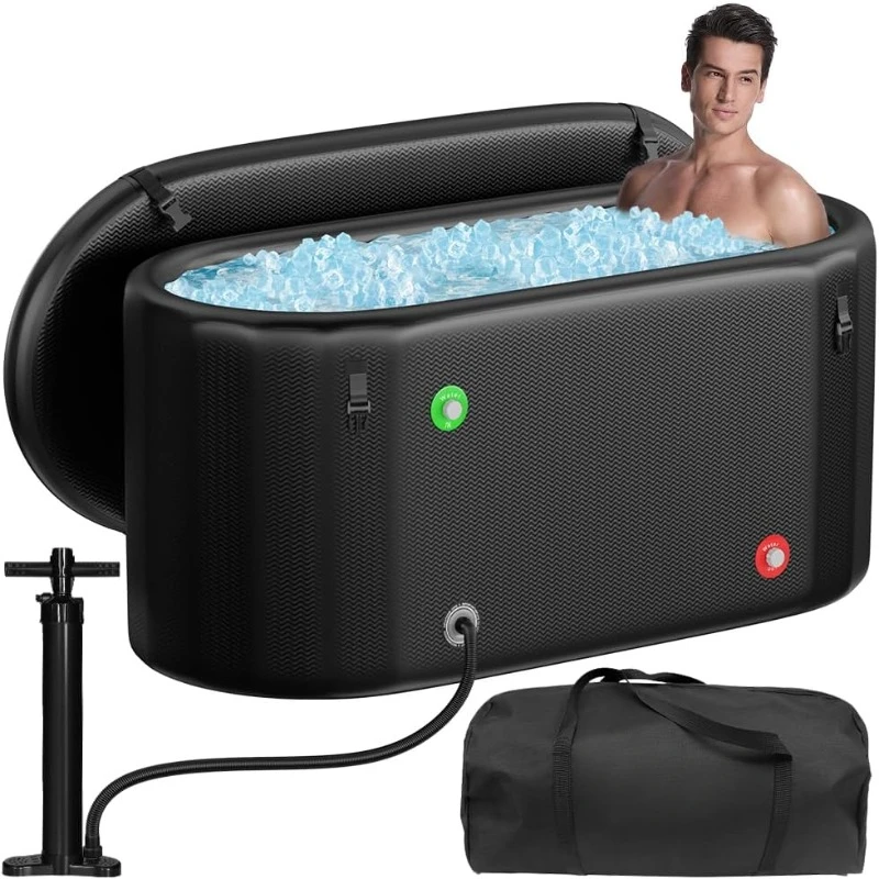 Upgrade Ice Bath  Athletes Recovery - Inflatable Ice Bath at Home Outdoor,home.