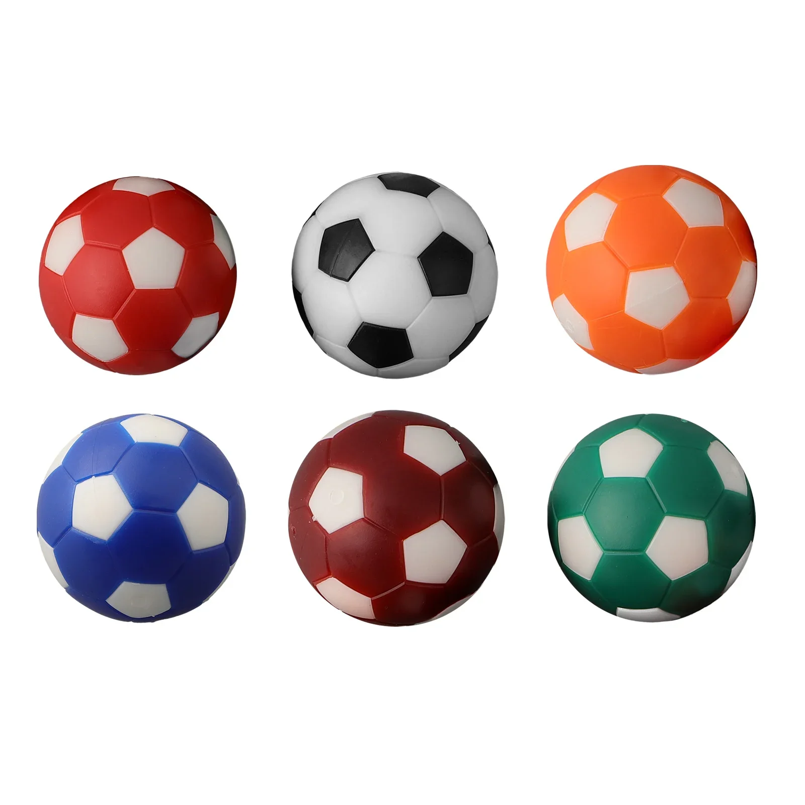 

12Pcs Plastic Foosball Arcade Game Sports Indoor Play Entertainment Hobbies Table Soccer Balls Football Useful