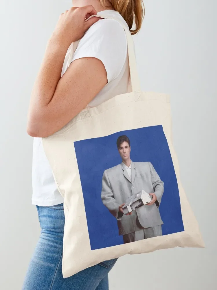 David Byrne Talking Heads Big Suit Stop Making Sense Tote Bag custom fabric bag university shopper bag