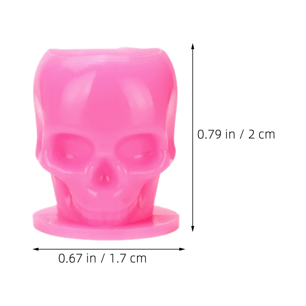 

200pcs Tattoo Pigment Small Plastic Caps For Tattooing Compact Sturdy Non-Spill Color Holders Unique Design Lightweight Portable