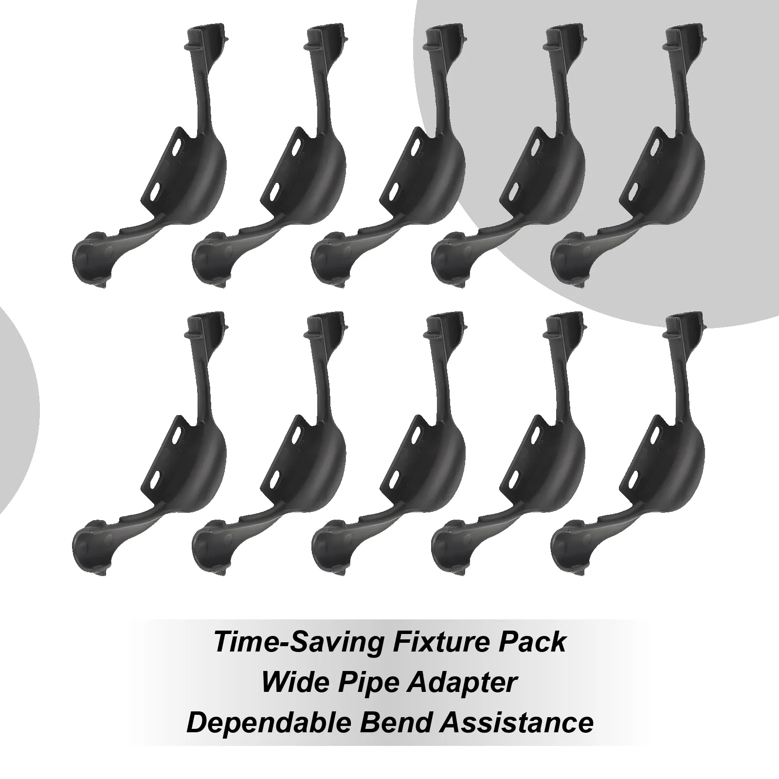 

Кронштейн для трубогиба 3/4 дюйма и 1/2 дюйма. Изогнутый слот для карт. Противоскользящая текстура. Стабилизирующий зажим для труб под прямым углом. Портативный инструмент.