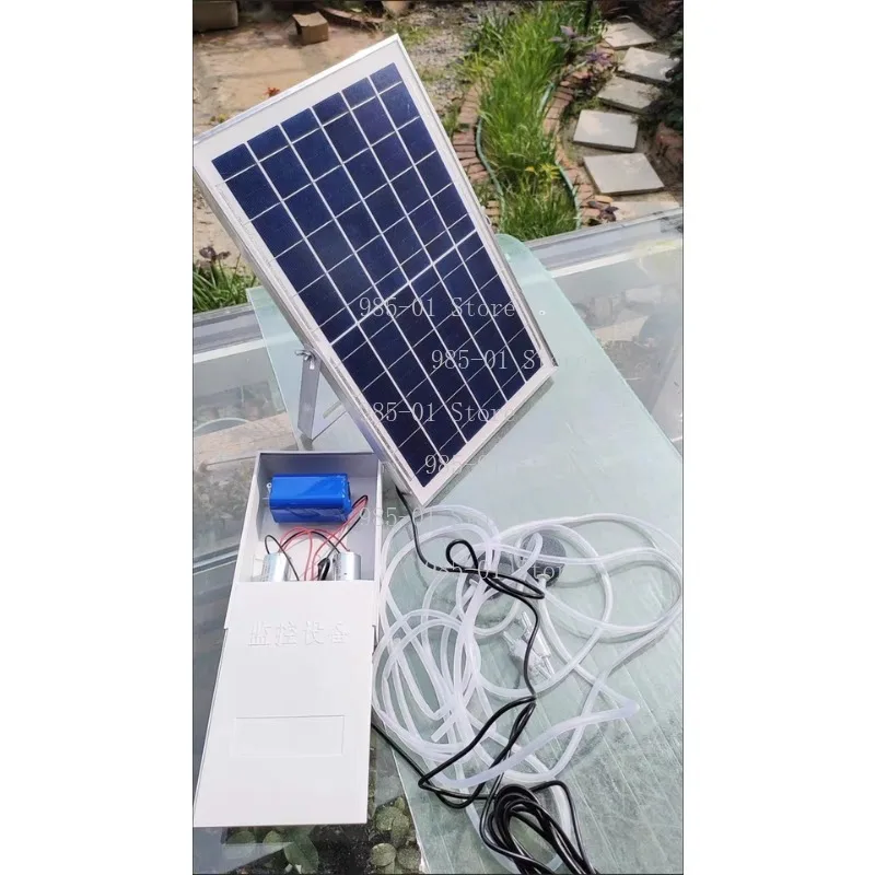 20W Solar Water Pump Circulating Fish Pond Filter Oxygenated Fish Tank Rockery Flowing Water Pumping Submersible Pump Outdoor