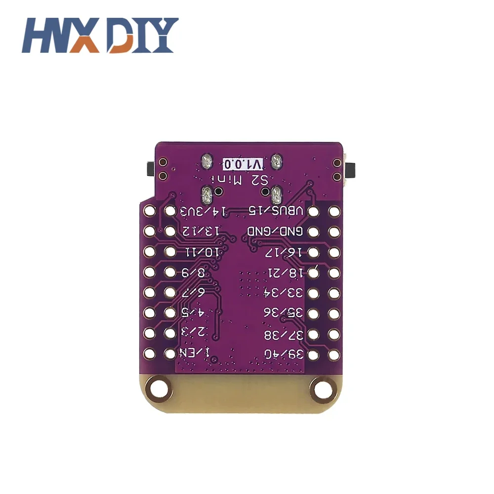 1-10 pièces ESP32 S2 Mini V1.0.0 WIFI IOT carte basée ESP32-S2FN4R2 ESP32-S2 4 mo FLASH 2 mo PSRAM MicroPython Compatible Arduino